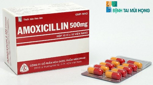 Amoxicillin là loại thuốc kháng sinh chữa viêm họng cho bà bầu an toàn