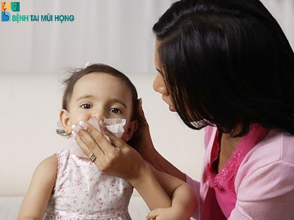 Viêm mũi họng ở trẻ em