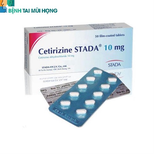 Thuốc Cetirizin chữa viêm xoang dị ứng thời tiết hiệu quả
