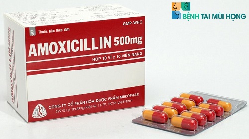 Amoxicillin là kháng sinh được dùng để điều trị viêm amidan