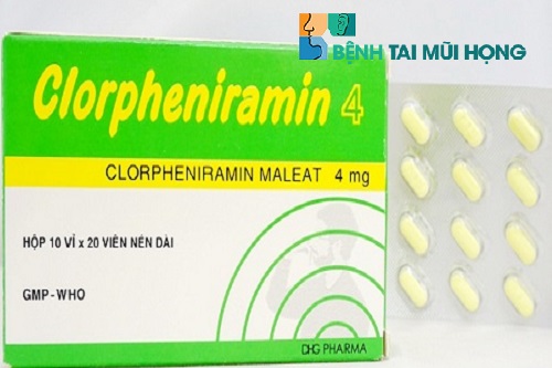 Clorpheniramin là thuốc chống dị ứng được dùng phổ biến