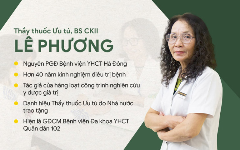 Thông tin bác sĩ Lê Phương - bệnh viện Tai Mũi Hong Quân dân 102