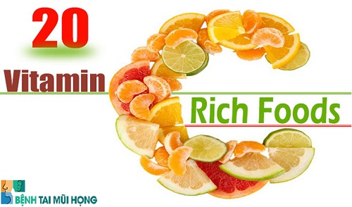 Nhóm thực phẩm giàu vitamin C rất tốt cho người bệnh viêm họng hạt