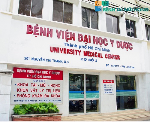Bệnh viện Đại học Y dược TPHCM là một trong những địa chỉ khám viêm xoang uy tín, chất lượng