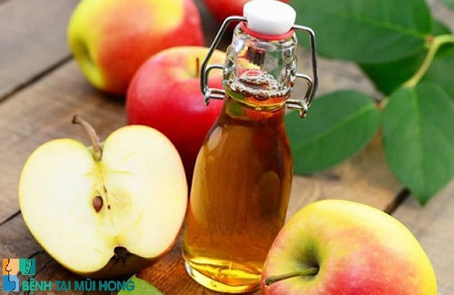 Giấm táo có tác dụng trị viêm mũi rất tốt