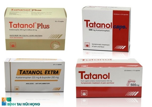 Thuốc Tatanol có nhiều loại khác nhau