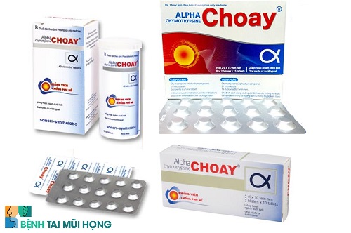 Một số dạng thuốc Alpha Choay thường gặp