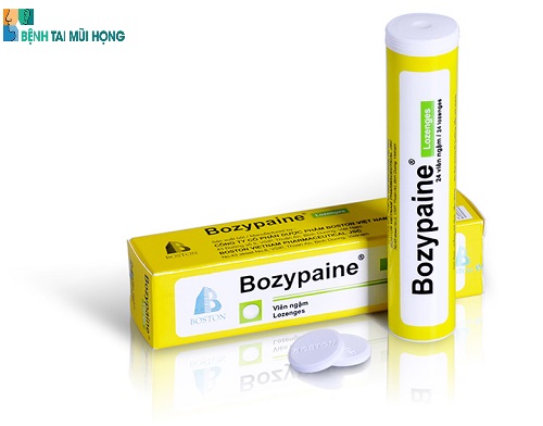 Bozypaine giúp sát khuẩn hầu họng, miệng hiệu quả