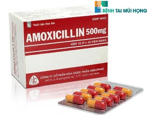 Amoxicillin là loại thuốc chữa viêm xoang được dùng phổ biến nhất