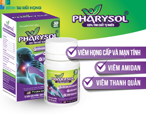 Pharysol giúp kháng khuẩn, giảm viêm, tiêu đàm