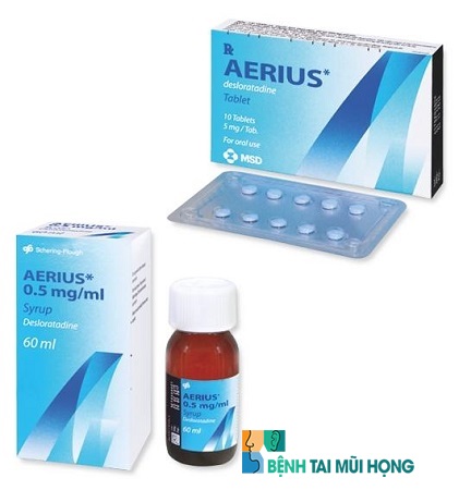 Cách sử dụng thuốc viêm mũi dị ứng Aerius.