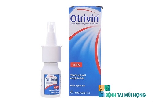 Thuốc xịt viêm mũi dị ứng Otrivin giúp làm sạch, thông thoáng mũi.