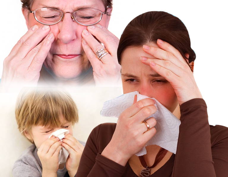 Khi bị viêm xoang, người bệnh thường có cảm giác đau nhức các vùng cơ mặt hoặc sau gáy
