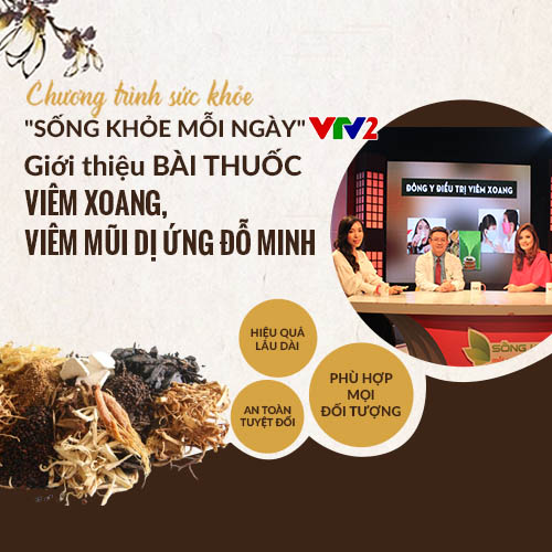 Bài thuốc Viêm Xoang Đỗ Minh được VTV2 đưa tin