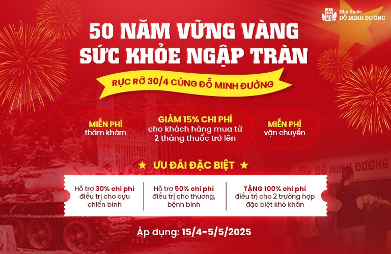 Chương trình tri ân ngày 30/4 của nhà thuốc Đỗ Minh Đường